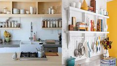 “بالصور” أهمية الرفوف لاستغلال المساحات بالمطبخ