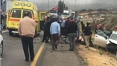 5 اصابات بحادث سير شرق بيت لحم