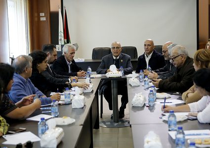 شعث يطلع وفدا من شبيبة فتح في تشيلي على الأوضاع الفلسطينية