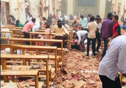 كاميرات المراقبة رصدت تحركات انتحاري حتى تفجير نفسه في سريلانكا