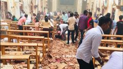 كاميرات المراقبة رصدت تحركات انتحاري حتى تفجير نفسه في سريلانكا