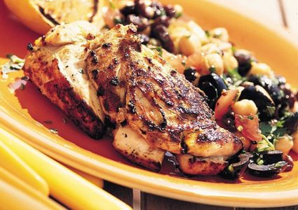 اللحم مع البطاطا الحلوة والزبيب