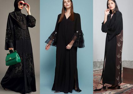 تشكيلة أنيقة من العبايات المطرزة بمناسبة اقتراب شهر رمضان