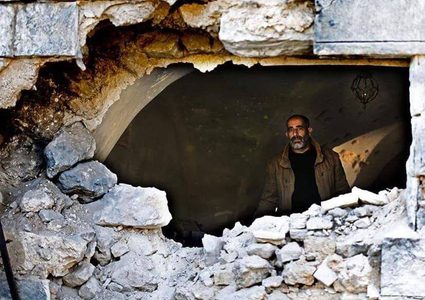 الاحتلال يهدم منزل الشهيد عمر أبو ليلى في سلفيت