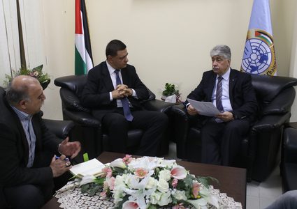 مجدلاني وممثل رومانيا يبحثان سبل التعاون المشترك بملف التنمية