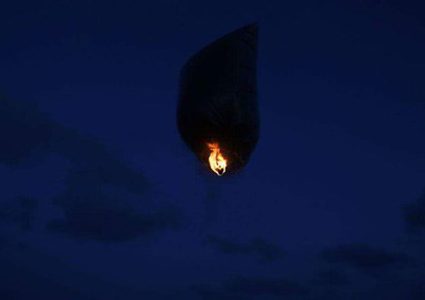 الاحتلال يدَّعي انفجار بالون مفخخ في احدى مستوطناته شرق غزة