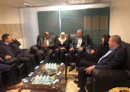 وزيرة شؤون المرأة ووفد وزاري في زيارة تفقدية للمستشفيات التخصصية