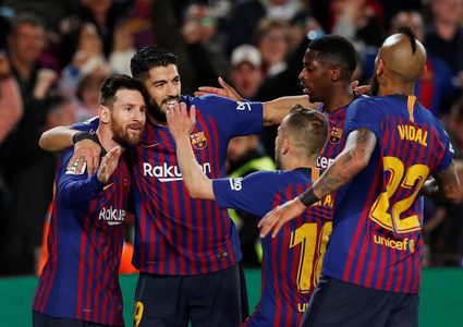 برشلونة يحرز لقب الدوري الإسباني بفوز على ليفانتي