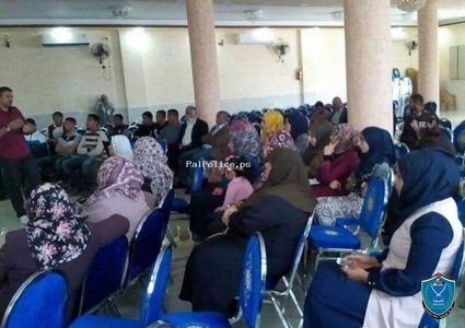 لقاء توعية حول المخدرات في الخليل