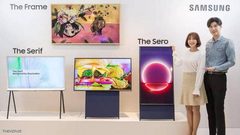 سامسونج تكشف عن تلفزيون من صناعتها يشابه الهاتف المحمول