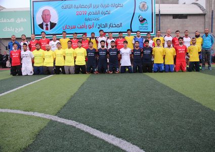 انطلاق بطولة قرية برير الرمضانية لكرة القدم على نادي شباب جباليا