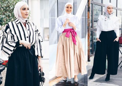 "صور" للمحجبات في رمضان ..8 موديلات بسيطة وألوانها مبهجة