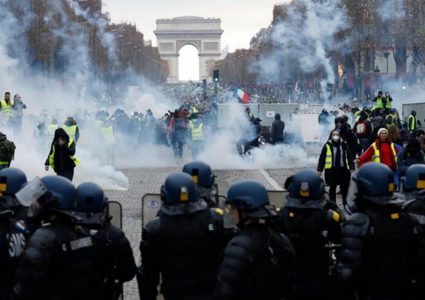 مصادمات خلال تظاهرات يوم العمال في فرنسا