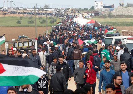 استعدادات في غزة اليوم لتظاهرات مسيرات العودة الأسبوعية