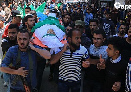 غزة تشيّع جثامين شهداء مسيرات العودة