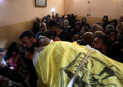 تشييع جثامين شهداء العدوان الإسرائيلي على غزة