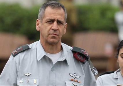 كوخافي يزعم بتدمير  مئات الأهداف في غزة