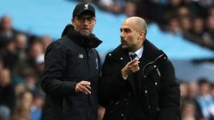 غوارديولا وكلوب أبرز المرشحين لجائزة أفضل مدرب