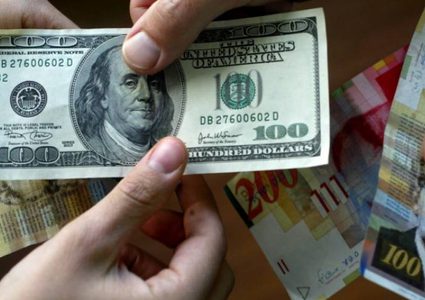 أسعار صرف  العملات مقابل الشيكل