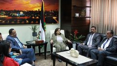 اجتماع لمتابعة مشروع بناء المستشفى الهندي ببيت ساحور