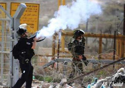 مواجهات مع الاحتلال جنوب جنين