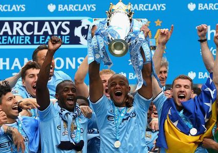 مانشستر سيتي يتوج بطلاً للدوري الإنجليزي الممتاز
