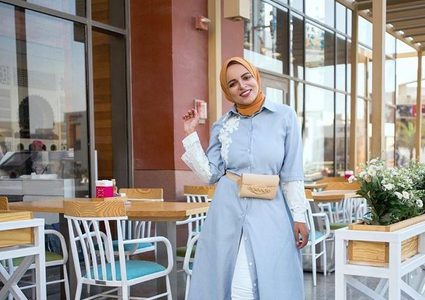 فساتين محجبات لإطلالة رمضان2019