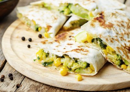 كاساديا الكوسا بالذرة