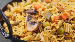 برياني مع المشروم ... وصفة مبتكرة