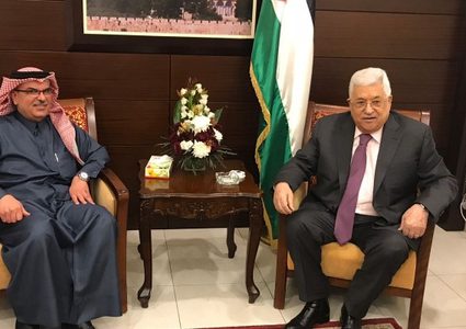 السفير العمادي يلتقي الرئيس عباس واشتية