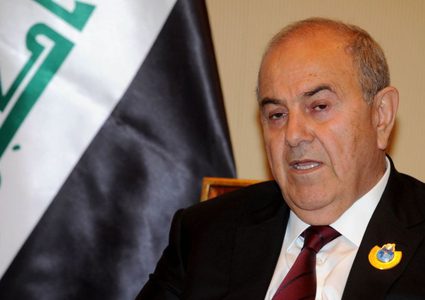 علاوي يزعم: صواريخ موجودة في غزة والبصرة موجهة ضد الخليج