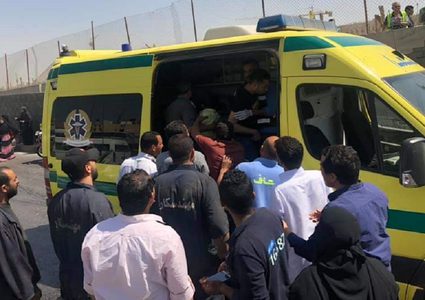 إصابات بتفجير استهدف حافلة سياحية أمام المتحف المصري الكبير