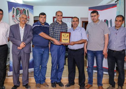 "المكتب الحركي المركزي" يكرم نقابة الصحفيين ومركز مدى