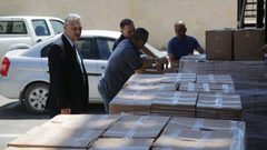 طولكرم: تسليم مساعدات انسانية