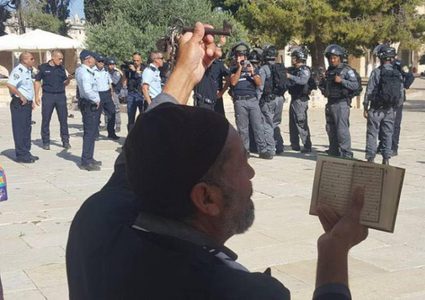 المفتي العام يدين ملاحقة المصلين داخل الاقصى