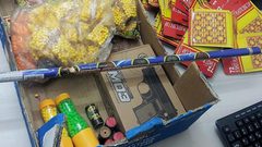 ضبط العاب خرز بلاستيكية ممنوعة من التداول في بيت لحم