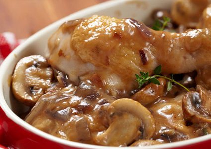 دجاج مشوي بالفرن