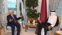 الرئيس يلتقي بأمير قطر ويبحث معه آخر المستجدات