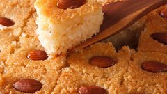 البسبوسة بدون زيت