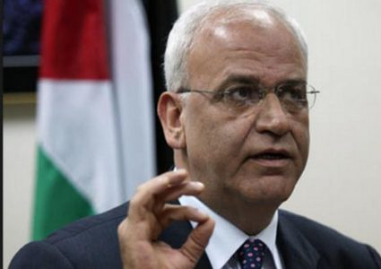 عريقات:منظمة التحرير لم تفوض أحدا للحديث باسمها