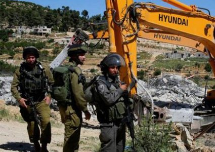 الاحتلال يهدم منزلا قيد الإنشاء جنوب شرق بيت لحم