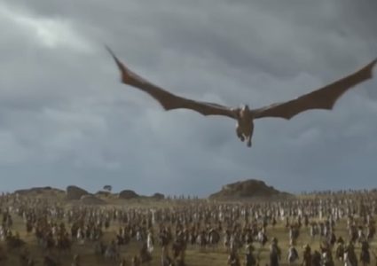 تنين من "صراع العروش" يظهر في سماء كوريا الجنوبية!