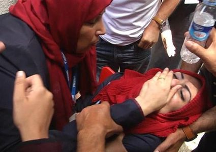 طواقم الهلال الاحمر تتعامل مع 95 حالة في المسجد الأقصى