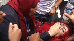 طواقم الهلال الاحمر تتعامل مع 95 حالة في المسجد الأقصى