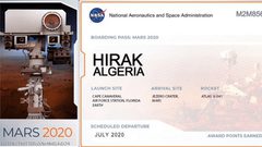 "حراك الجزائر".. على سطح المريخ من أجل السلام في الكون