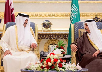 دعوة عاجلة من الملك سلمان لأمير قطر