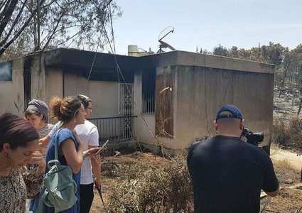 الاشتباه بحريق متعمد في "موديعين"