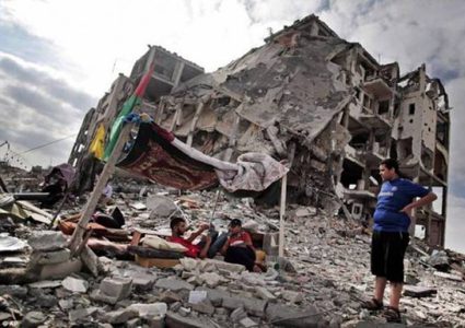 تأجير منازل لمواطنين دمرت بيوتهم بالعدوان الاخير على غزة