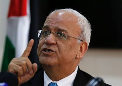 عريقات يدعو إلى التمسك بالقانون الدولي وعدم الانصياع لتدميره