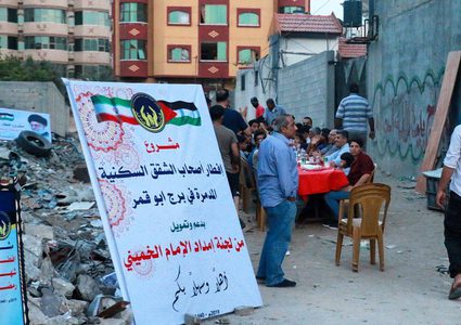 تواصل توزيع المساعدات على الفقراء والمحتاجين في غزة بدعم إيراني